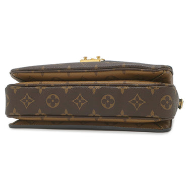 ルイヴィトン LOUIS VUITTON ポシェット メティス MM M44876 モノグラムリバース モノグラムキャンバス モノグラムリバースキャンバス 2WAYバッグ ゴールド金具 茶