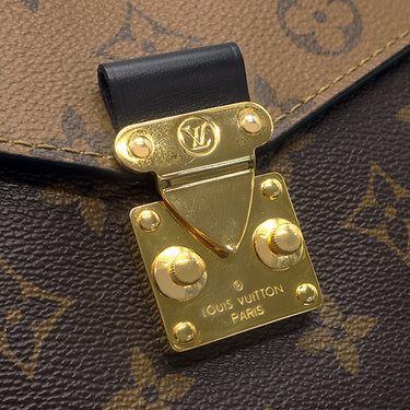 ルイヴィトン LOUIS VUITTON ポシェット メティス MM M44876 モノグラムリバース モノグラムキャンバス モノグラムリバースキャンバス 2WAYバッグ ゴールド金具 茶