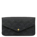 ルイヴィトン LOUIS VUITTON ポシェット フェリシー M64064 ブラック モノグラムアンプラント チェーンウォレット ゴールド金具 ショルダー