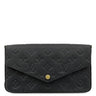 ルイヴィトン LOUIS VUITTON ポシェット フェリシー M64064 ブラック モノグラムアンプラント チェーンウォレット ゴールド金具 ショルダー