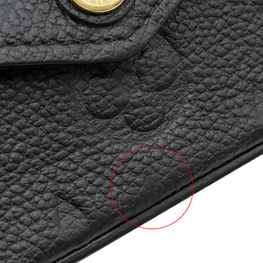 ルイヴィトン LOUIS VUITTON ポシェット フェリシー M64064 ブラック モノグラムアンプラント チェーンウォレット ゴールド金具 ショルダー