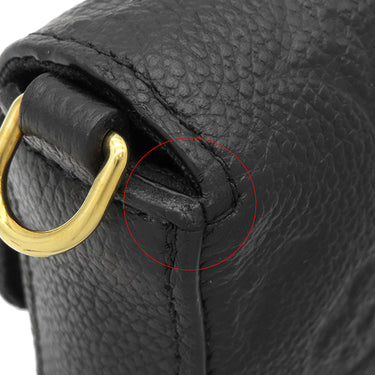 ルイヴィトン LOUIS VUITTON ポシェット フェリシー M64064 ブラック モノグラムアンプラント チェーンウォレット ゴールド金具 ショルダー