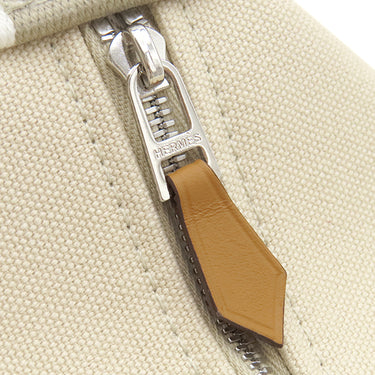 エルメス HERMES ブリッド ア ブラック PM ナチュラル トワルアッシュ ポーチ シルバー金具 新品 未使用 バニティ トワルH