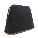 エルメス HERMES ボリードポーチ ミニ H104773M 09 ブラック×オレンジ コットン アニョーミロ ポーチ シルバー金具 新品 未使用