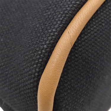 エルメス HERMES ボリードポーチ ミニ H104773M 09 ブラック×オレンジ コットン アニョーミロ ポーチ シルバー金具 新品 未使用