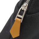 エルメス HERMES ボリードポーチ ミニ H104773M 09 ブラック×オレンジ コットン アニョーミロ ポーチ シルバー金具 新品 未使用