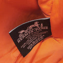 エルメス HERMES ボリードポーチ ミニ H104773M 09 ブラック×オレンジ コットン アニョーミロ ポーチ シルバー金具 新品 未使用