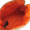 エルメス HERMES ボリードポーチ ミニ H104773M 01 ナチュラル×オレンジ コットン アニョーミロ ポーチ シルバー金具 新品 未使用