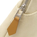 エルメス HERMES ボリードポーチ ミニ H104772M 01 ナチュラル コットン アニョーミロ ポーチ シルバー金具 新品 未使用 オレンジ