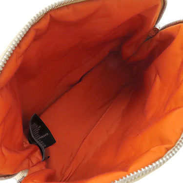 エルメス HERMES ボリードポーチ ミニ H104772M 01 ナチュラル コットン アニョーミロ ポーチ シルバー金具 新品 未使用 オレンジ