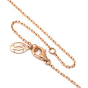 カルティエ Cartier ジュストアンクル ダイヤ ピンクゴールド K18PG ダイヤモンド ネックレス 750PG K18 18金