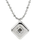 カルティエ Cartier ガラントリー ドゥ カルティエ ホワイトゴールド×ブラック K18WG ダイヤモンド ブラックラッカー ネックレス Cartier 18K ダイヤ パヴェ ブラックラッカー
