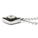 カルティエ Cartier ガラントリー ドゥ カルティエ ホワイトゴールド×ブラック K18WG ダイヤモンド ブラックラッカー ネックレス Cartier 18K ダイヤ パヴェ ブラックラッカー