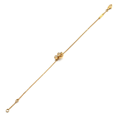 ヴァンクリーフアーペル Van Cleef & Arpels フリヴォル ブレスレット ダイヤ ミニ VCARP24100 イエローゴールド K18YG ダイヤモンド ブレスレット 750 18K フラワーモチーフ