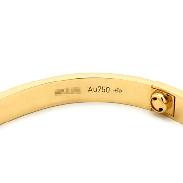 カルティエ Cartier LOVE ラブブレス 旧型 イエローゴールド K18YG #17 ブレスレット 750 18K 18金 バングル ドライバーなし