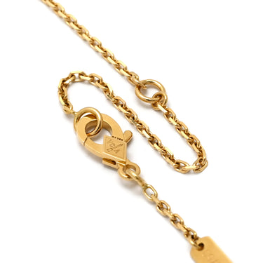 ヴァンクリーフアーペル Van Cleef & Arpels ヴィンテージ アルハンブラ ペンダント VCARD38500 レッド×イエローゴールド K18YG カーネリアン ネックレス Au750 18K 赤 カーネリアン