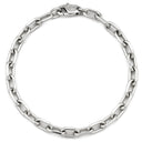 カルティエ Cartier スパルタカス ホワイトゴールド K18WG ブレスレット Cartier 750 18K WG 18金 オーバルリンク チェーンブレスレット