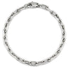 カルティエ Cartier スパルタカス ホワイトゴールド K18WG ブレスレット Cartier 750 18K WG 18金 オーバルリンク チェーンブレスレット
