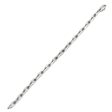 カルティエ Cartier スパルタカス ホワイトゴールド K18WG ブレスレット Cartier 750 18K WG 18金 オーバルリンク チェーンブレスレット