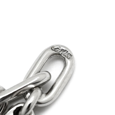 カルティエ Cartier スパルタカス ホワイトゴールド K18WG ブレスレット Cartier 750 18K WG 18金 オーバルリンク チェーンブレスレット