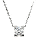 カルティエ Cartier C ドゥ カルティエ ダイヤモンド ペンダント N7406200 ホワイトゴールド K18WG ダイヤモンド ネックレス Cartier 18K 1粒 0.75ct