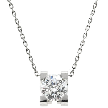 カルティエ Cartier C ドゥ カルティエ ダイヤモンド ペンダント N7406200 ホワイトゴールド K18WG ダイヤモンド ネックレス Cartier 18K 1粒 0.75ct