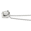 カルティエ Cartier C ドゥ カルティエ ダイヤモンド ペンダント N7406200 ホワイトゴールド K18WG ダイヤモンド ネックレス Cartier 18K 1粒 0.75ct