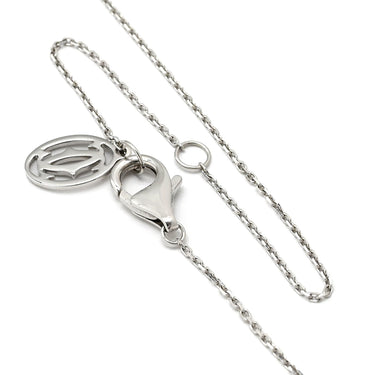 カルティエ Cartier C ドゥ カルティエ ダイヤモンド ペンダント N7406200 ホワイトゴールド K18WG ダイヤモンド ネックレス Cartier 18K 1粒 0.75ct