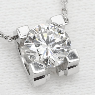 カルティエ Cartier C ドゥ カルティエ ダイヤモンド ペンダント N7406200 ホワイトゴールド K18WG ダイヤモンド ネックレス Cartier 18K 1粒 0.75ct