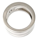 カルティエ Cartier ハイラブリング ホワイトゴールド K18WG ダイヤモンド #54 リング 指輪 1P 1石 1粒 ダイヤ K18WG Au750 18K 18金 幅広 14号