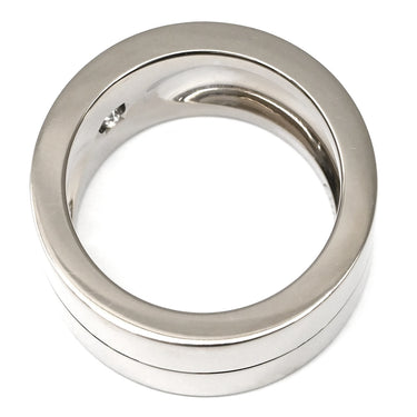 カルティエ Cartier ハイラブリング ホワイトゴールド K18WG ダイヤモンド #54 リング 指輪 1P 1石 1粒 ダイヤ K18WG Au750 18K 18金 幅広 14号