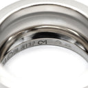 カルティエ Cartier ハイラブリング ホワイトゴールド K18WG ダイヤモンド #54 リング 指輪 1P 1石 1粒 ダイヤ K18WG Au750 18K 18金 幅広 14号