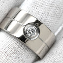 カルティエ Cartier ハイラブリング ホワイトゴールド K18WG ダイヤモンド #54 リング 指輪 1P 1石 1粒 ダイヤ K18WG Au750 18K 18金 幅広 14号