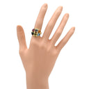 ブルガリ BVLGARI アストラーレ チェルキ イエローゴールド K18YG ダイヤモンド マルチストーン リング 指輪 ダイヤ 色石 マルチストーン 10号