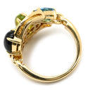 ブルガリ BVLGARI アストラーレ チェルキ イエローゴールド K18YG ダイヤモンド マルチストーン リング 指輪 ダイヤ 色石 マルチストーン 10号