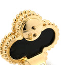ヴァンクリーフアーペル Van Cleef & Arpels ヴィンテージ アルハンブラ VCARA44200 ブラック×イエローゴールド K18YG オニキス イヤリング Au 750YG 黒 18K オニキス