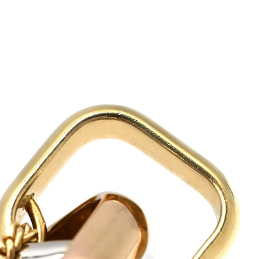 カルティエ Cartier トリニティ クッション ペンダント B7224955 イエローゴールドXピンクゴールドXホワイトゴールド K18YG K18PG K18WG ネックレス スクエアモチーフ 3カラー 750