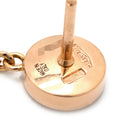 ブルガリ BVLGARI ブルガリブルガリ ピンクゴールド K18PG ダイヤモンド ホワイトマザーオブパール ピアス Au750 ダイヤ ドロップ スイング マザーオブパール シェル