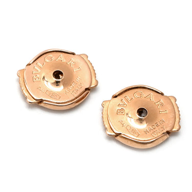 ブルガリ BVLGARI ブルガリブルガリ ピンクゴールド K18PG ダイヤモンド ホワイトマザーオブパール ピアス Au750 ダイヤ ドロップ スイング マザーオブパール シェル