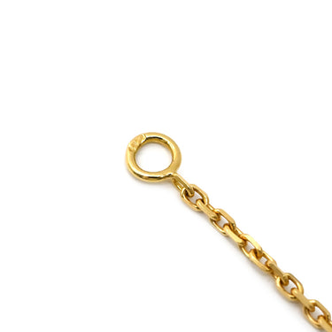 ヴァンクリーフアーペル Van Cleef & Arpels ヴィンテージ アルハンブラ VCARA45800 ブラック×イエローゴールド K18YG オニキス ネックレス Au750 18K 黒 オニキス