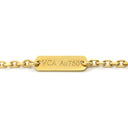 ヴァンクリーフアーペル Van Cleef & Arpels ヴィンテージ アルハンブラ VCARA45800 ブラック×イエローゴールド K18YG オニキス ネックレス Au750 18K 黒 オニキス