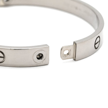 カルティエ Cartier LOVE ラブブレスレット 旧型 ホワイトゴールド K18WG #16 ブレスレット 750WG 18K 18金 バングル