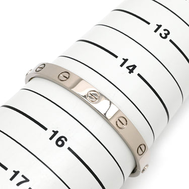 カルティエ Cartier LOVE ラブブレスレット 旧型 ホワイトゴールド K18WG #16 ブレスレット 750WG 18K 18金 バングル
