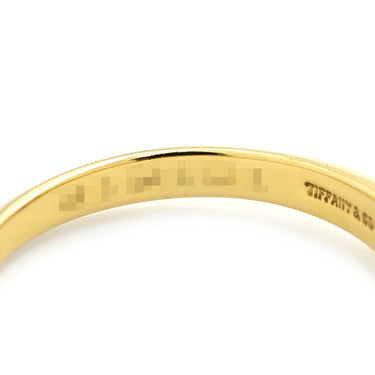 ティファニー Tiffany & Co ソリティア ダイヤモンド イエローゴールド K18YG Pt950 ダイヤモンド リング 指輪 T＆Co. 750 18K YG Pt950 1P 1石 立爪 ブリリアントカット 10号