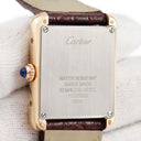 腕時計 カルティエ Cartier タンク ソロ SM W5200024 クオーツ レディース K18PG×SS コンビ スクエア シルバー ローマン 青針
