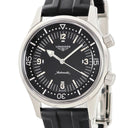 腕時計 ロンジン LONGINES ヘリテージ レジェンド ダイバー L3.674.4 自動巻き メンズ ブラック 黒 インナー回転ベゼル 復刻モデル