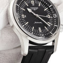 腕時計 ロンジン LONGINES ヘリテージ レジェンド ダイバー L3.674.4 自動巻き メンズ ブラック 黒 インナー回転ベゼル 復刻モデル