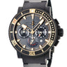 腕時計 ユリスナルダン ULYSSE NARDIN マキシ ダイバー ブラックシー ランディ ジョンソン 353-95LE-3C 自動巻き メンズ K18PG×SS 限定