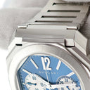 腕時計 ブルガリ BVLGARI オクト フィニッシモ クロノグラフ GMT 103467 自動巻き メンズ 青 オクタゴナル スモールセコンド