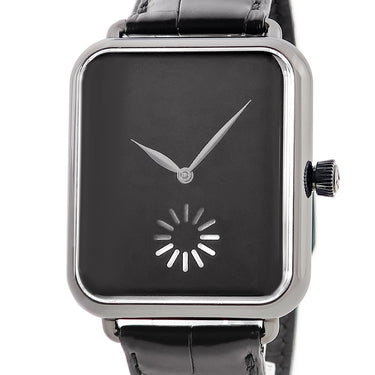 腕時計 H.モーザー H. MOSER & CIE. スイス アルプウォッチ ファイナルアップグレード 5324-1205 手巻き メンズ ブラックDLCコーティング 限定